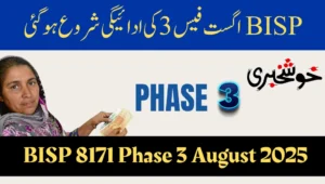 BISP 8171 Phase 3 August 2025 Update