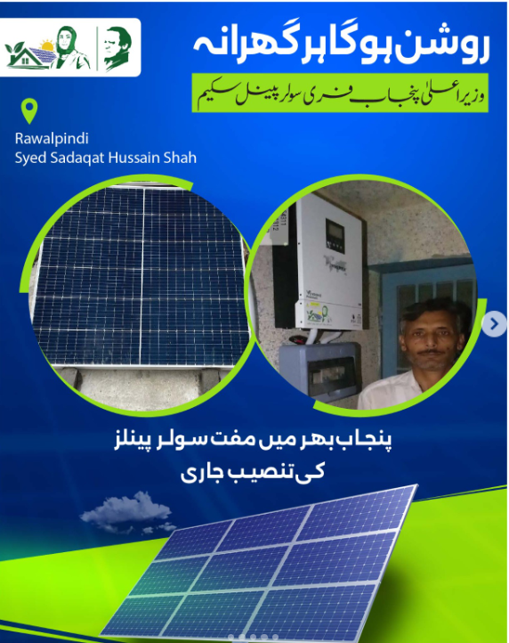 CM Punjab Free Solar Panel Scheme 2025